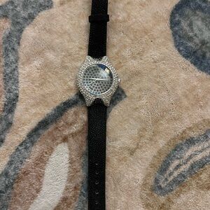 Victoria Wieck Beverly Hills crystal-enhanced quartz timepiece